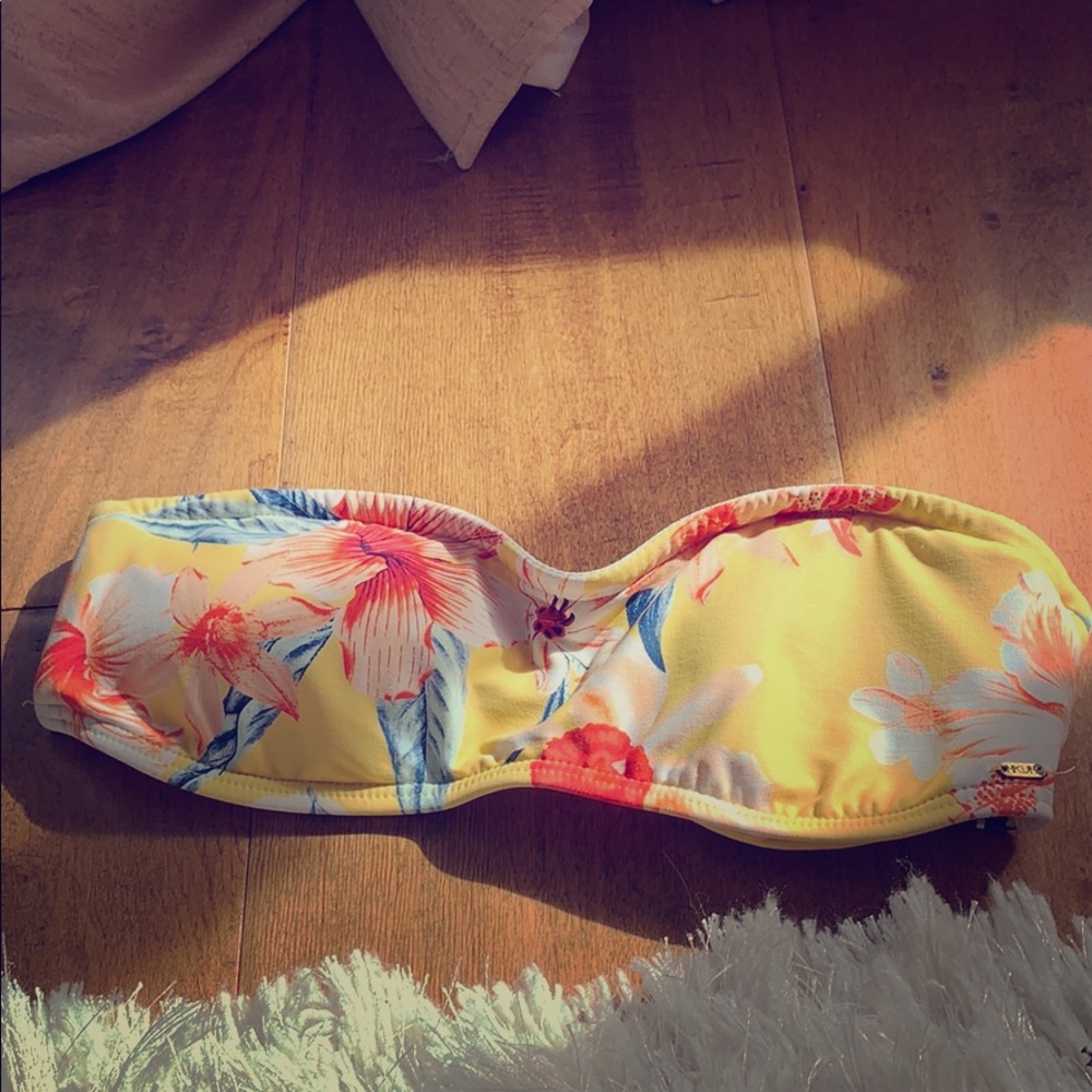 Strapless floral bathing suit!!!